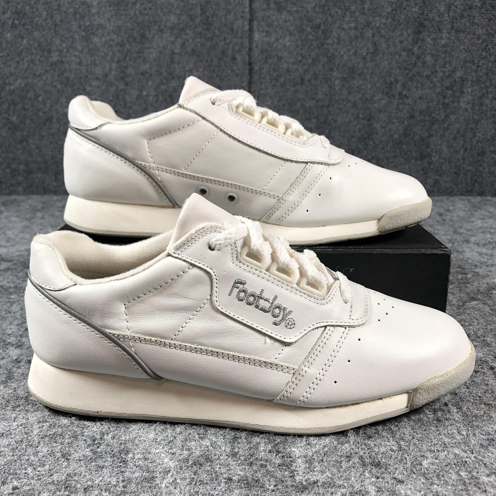 Vintage FootJoy JoyWalkers Shoes Womens Size 7M Leather Walking Golf 90s 64964 - Picture 2 of 11